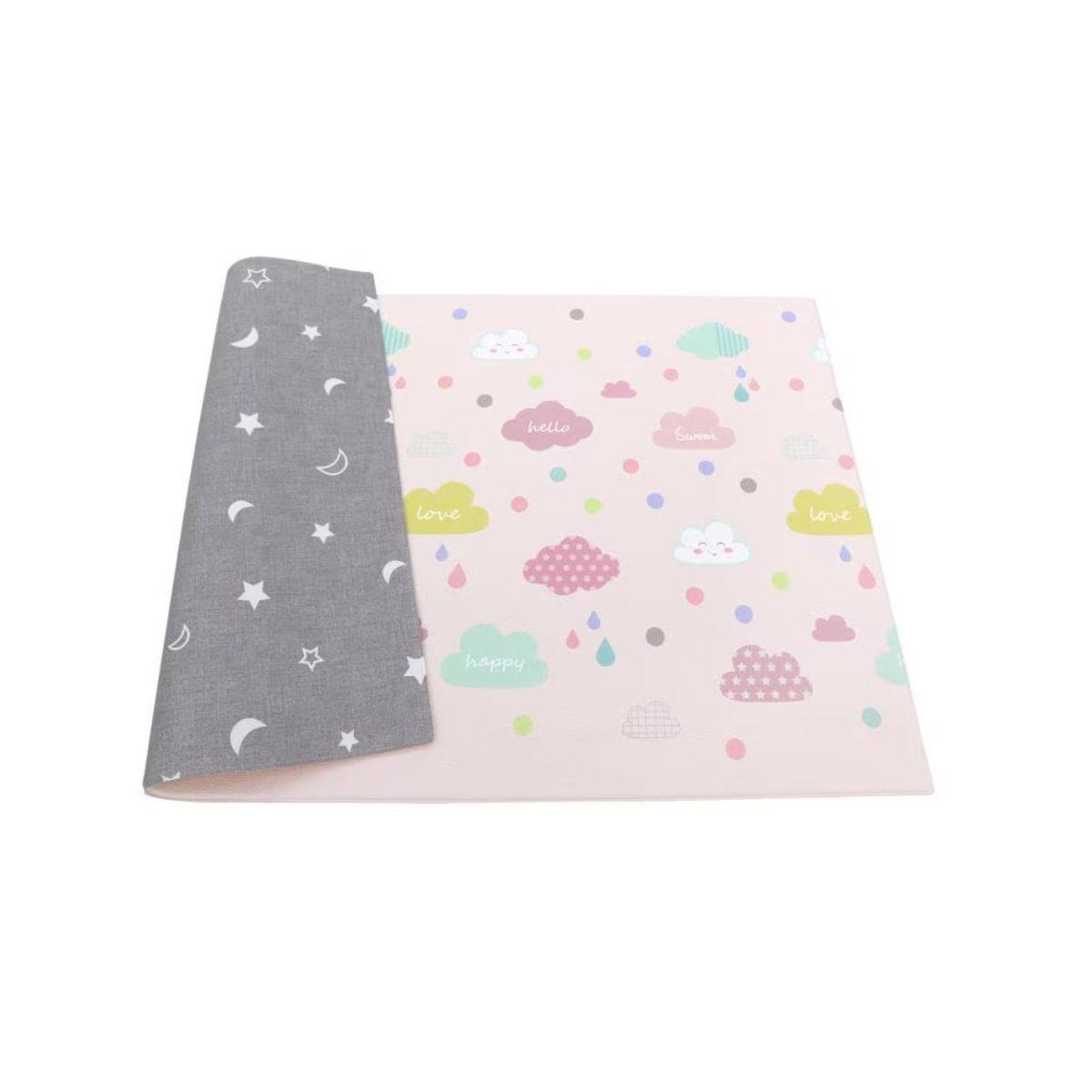 DWINGULER Tapis d'éveil happy nuages