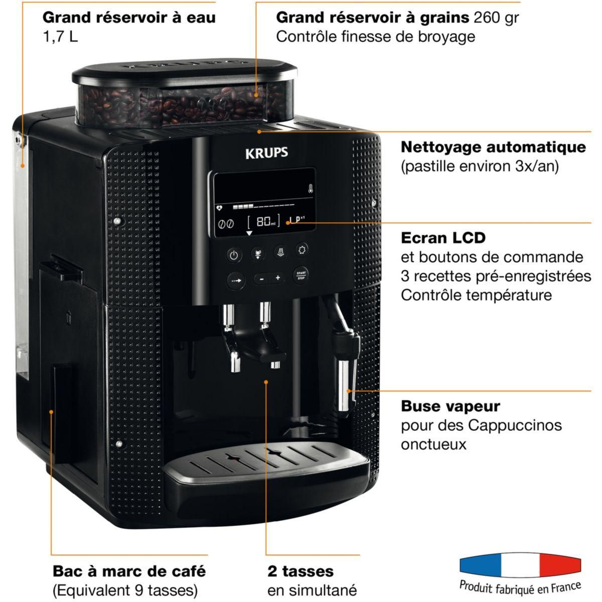KRUPS Expresso Broyeur YY4729FD essential avec cafe starbucks
