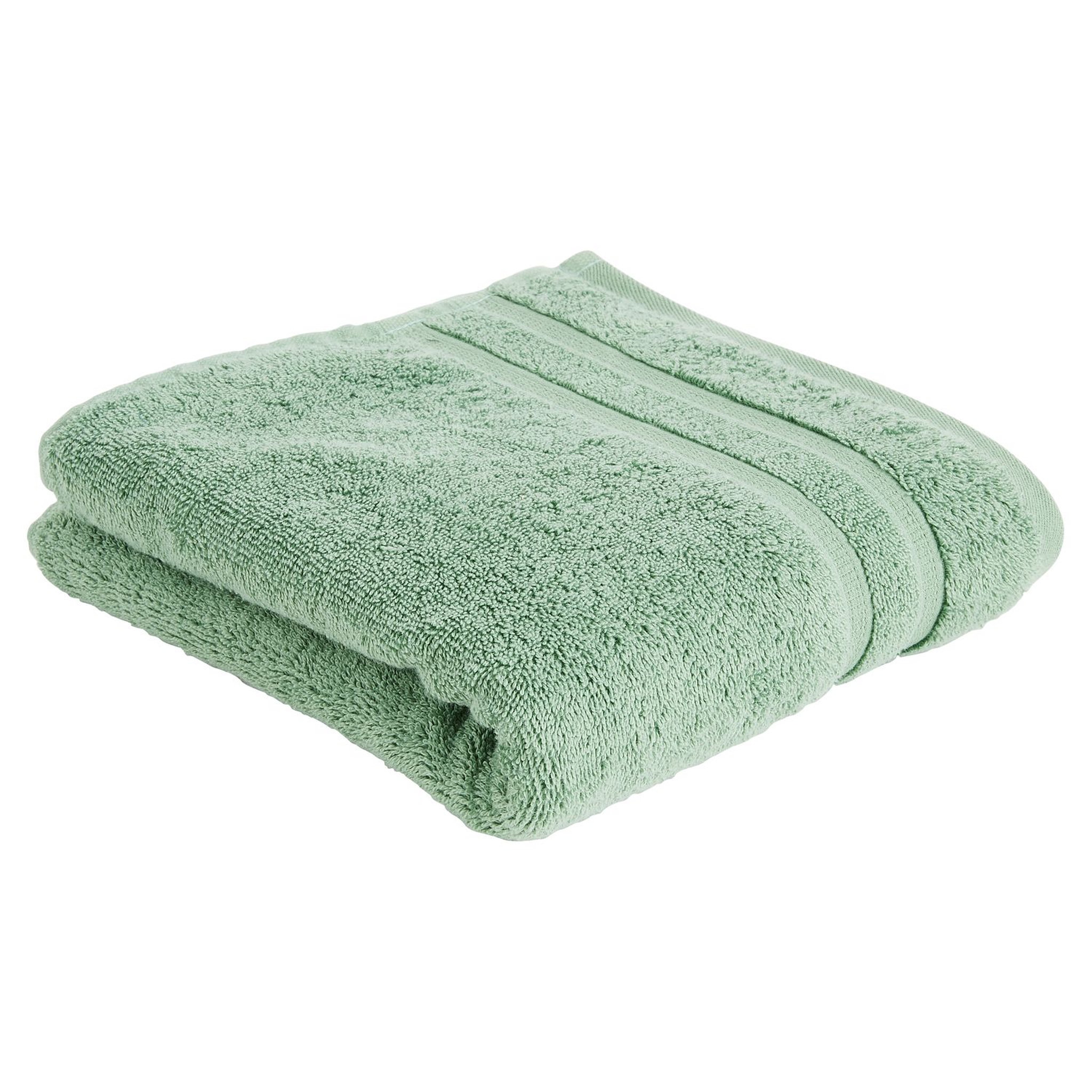 Voir la diapositive 1 : ACTUEL Serviette de toilette unie en coton 600 g/m²