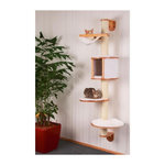 KERBL Kerbl Arbre a chats mural Dolomit 168 cm Blanc 81500
