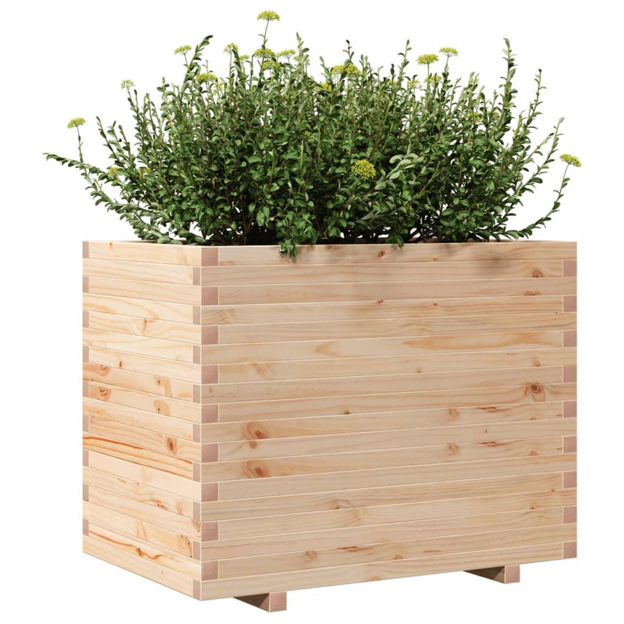 Voir la diapositive 4 : VIDAXL Jardiniere 90x60x72 cm bois de pin massif