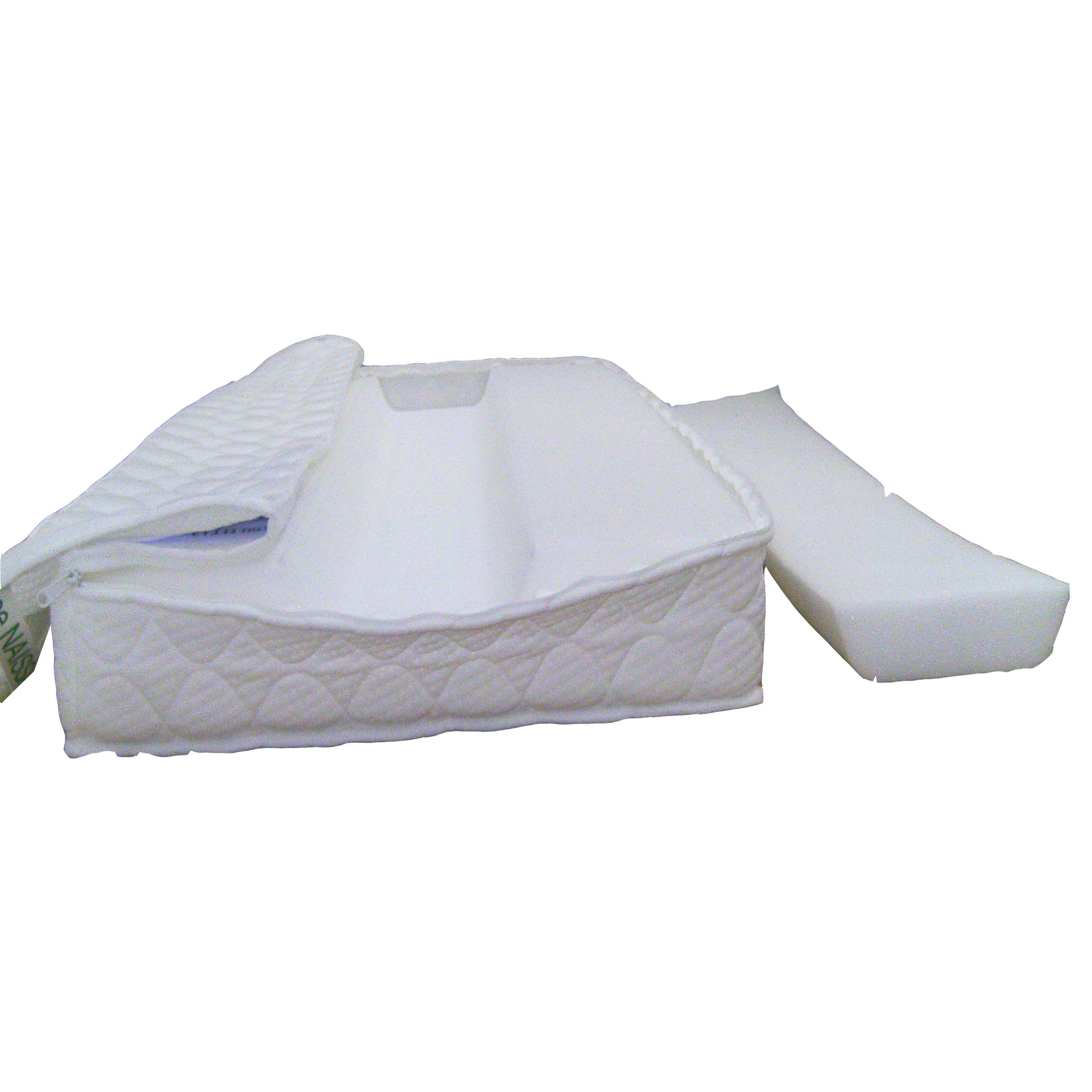 Voir la diapositive 3 : Matelas bébé mousse Evoluform 60x120 cm 
