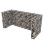 Voir la diapositive 4 : VIDAXL Cadre de gabion de poubelle triple Acier 250 x 100 x 120 cm