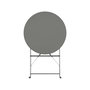 Voir la diapositive 5 : SWEEEK Table de jardin bistrot pliable - Emilia ronde - Table ronde Ø60cm en acier thermolaqué