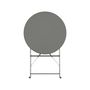 Voir la diapositive 5 : SWEEEK Table de jardin bistrot pliable - Emilia ronde - Table ronde Ø60cm en acier thermolaqué