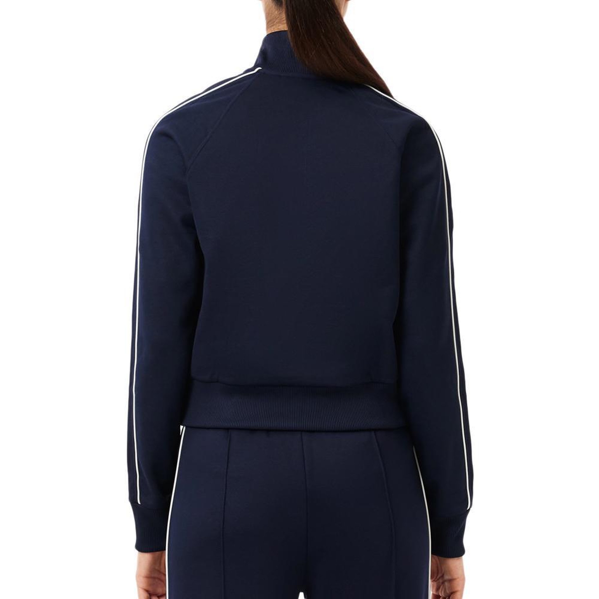 Voir la diapositive 4 : Lacoste Veste Zippé  Femme Lacoste Paris Interlock