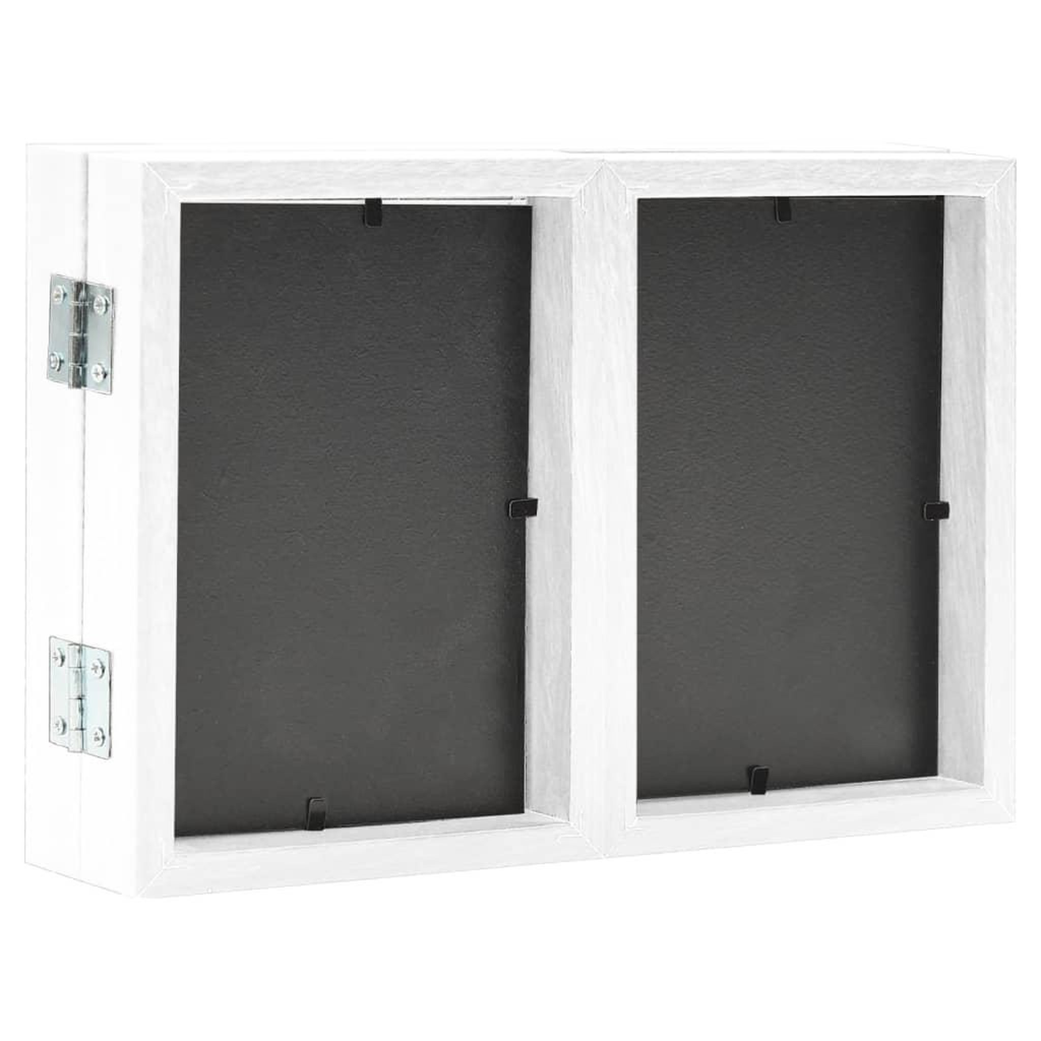 Voir la diapositive 4 : VIDAXL Cadre photo depliable Blanc 28x18 cm+2x(13x18 cm)