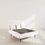 Voir la diapositive 2 : BEST MOBILIER Lumi - banquette convertible clic-clac 2 places en velours côtelé