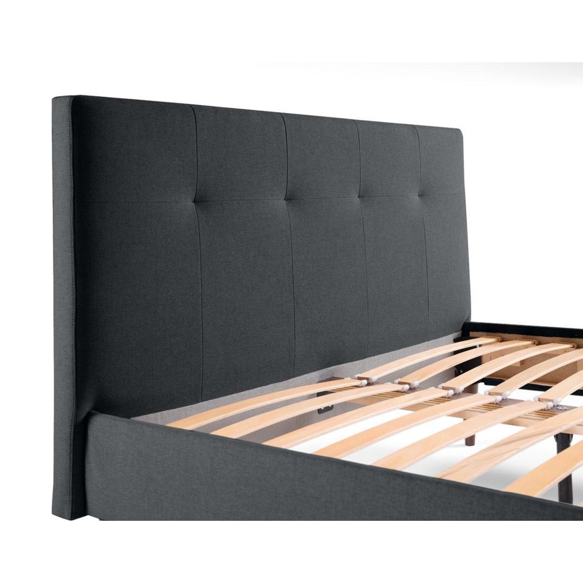 BEST MOBILIER Monet - lit - 140x190 - sommier inclus - en tissu