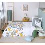 Voir la diapositive 2 : COTE DECO Parure housse de couette enfant coton 57 fils JURASSIK