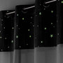 Voir la diapositive 5 : Paris Prix Rideau Voilage Phosphorescent  Moonlight  140x240cm Gris