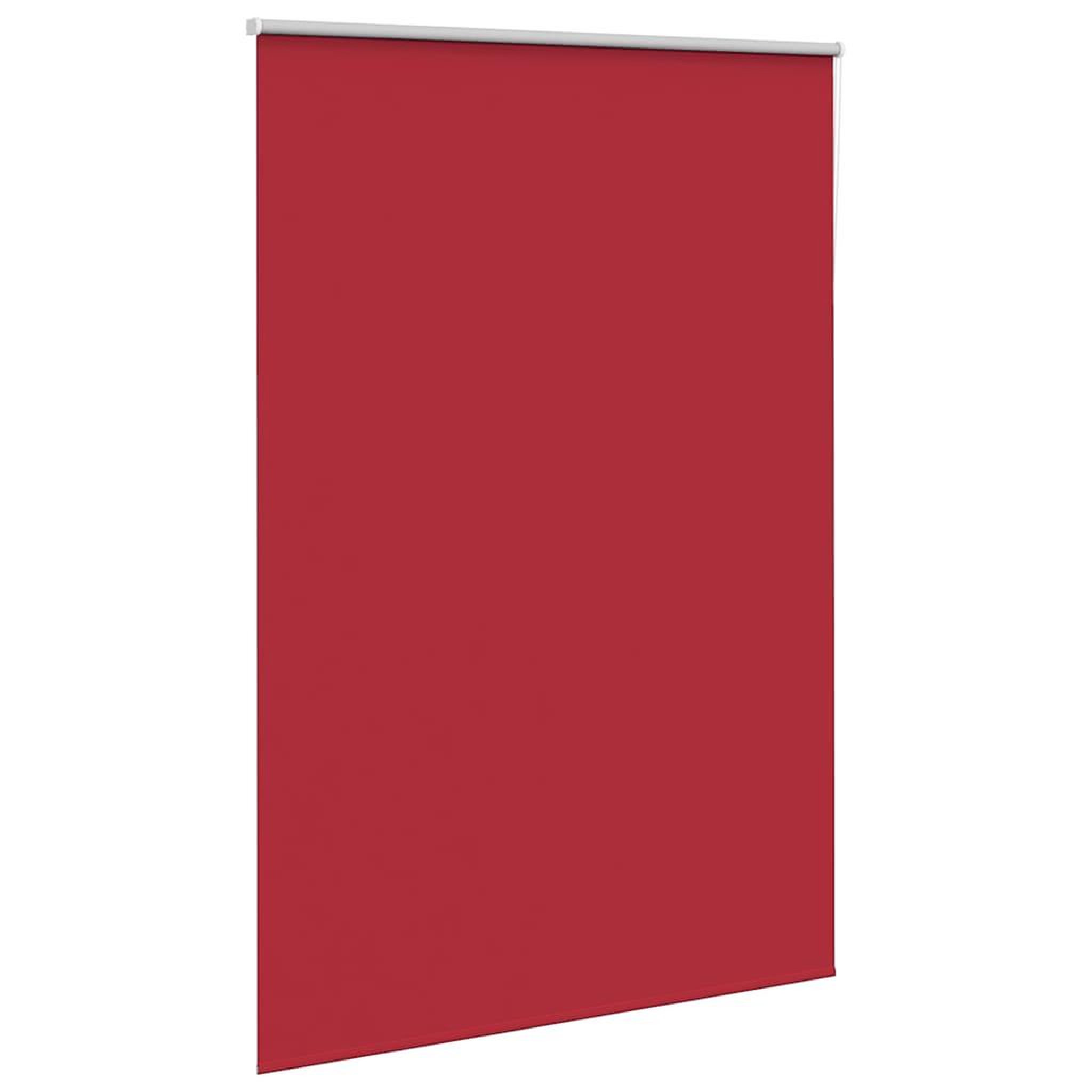 Voir la diapositive 3 : VIDAXL Store enrouleur occultant rouge largeur du tissu 141,6 cm