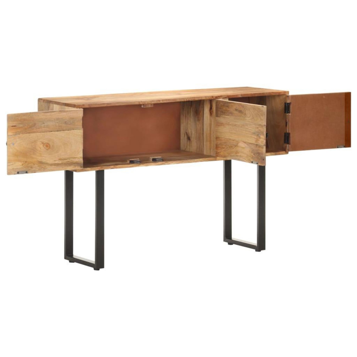 VIDAXL Buffet 116x35x75 cm Bois de manguier massif