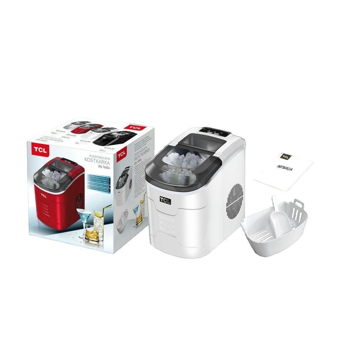 TCL Machine à glaçons TCL ICE-B9 noir, production rapide 12-15 kg/jour