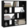Voir la diapositive 4 : VIDAXL Bibliotheque/Cloison de separation Noir 105x24x102 cm