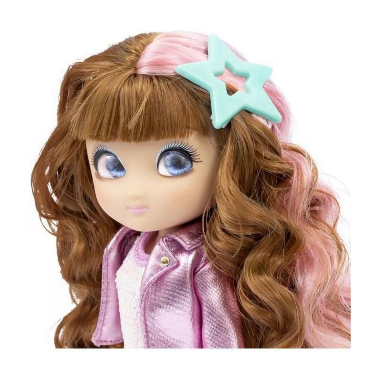 Giochi Preziosi UNIQUE EYES, Poupée 25cm Sophia, regard qui te suit des yeux , avec cheveux Magiques, Jouet pour enfants des 3 ans, MYM083