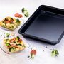 Voir la diapositive 2 : DR.OETKER Lot de 2 plats de cuisson pizza au four 42 x 29 cm Dr. Oetker Back-Idee Kreativ