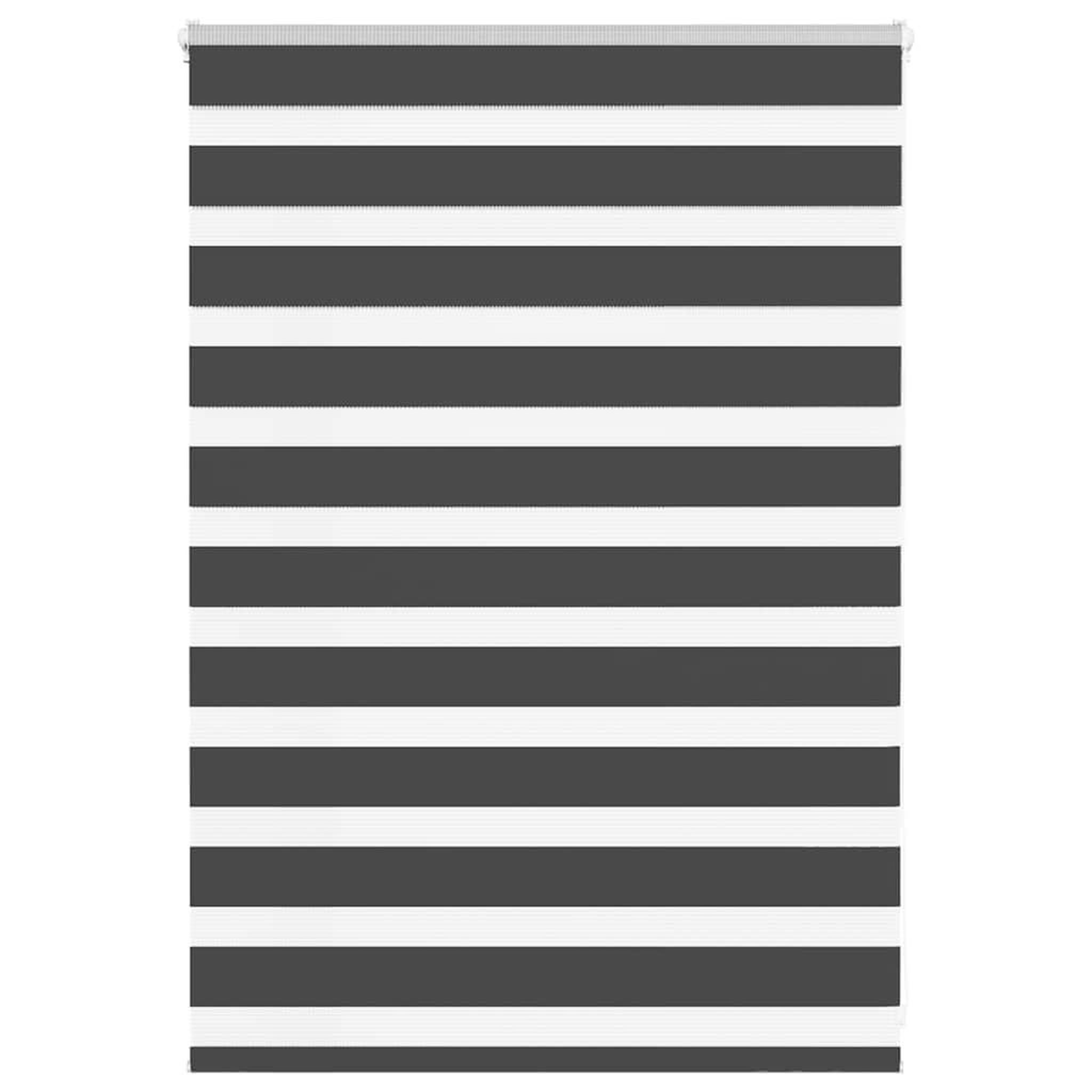 VIDAXL Store zebre noir 110x100 cm largeur du tissu 105,9 cm polyester