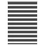 VIDAXL Store zebre noir 110x100 cm largeur du tissu 105,9 cm polyester