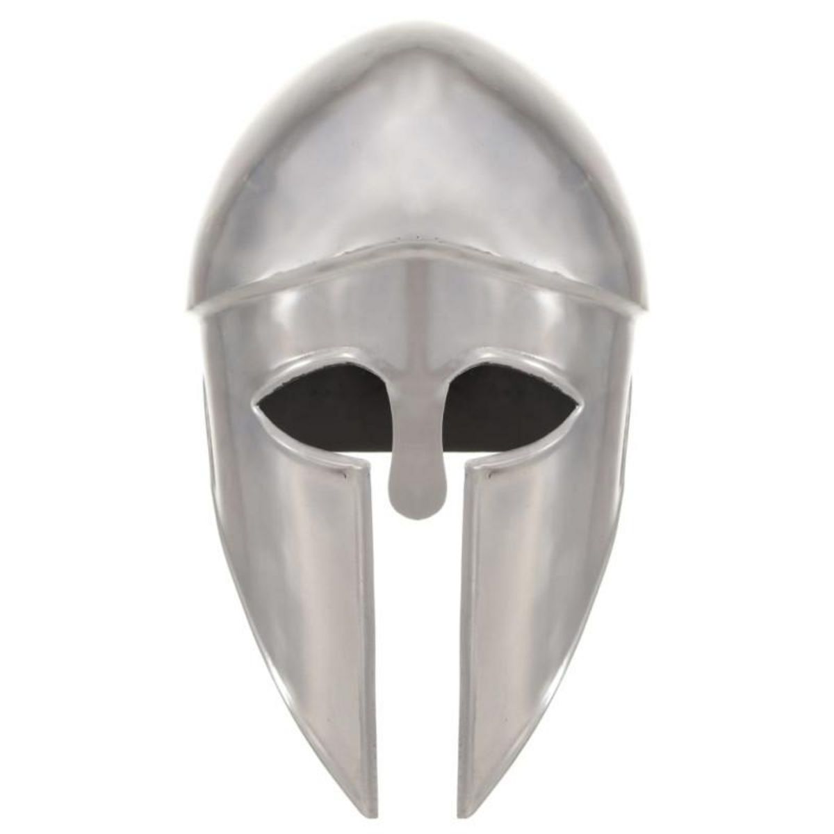 VIDAXL Casque de guerrier grec antique pour GN Argenté Acier