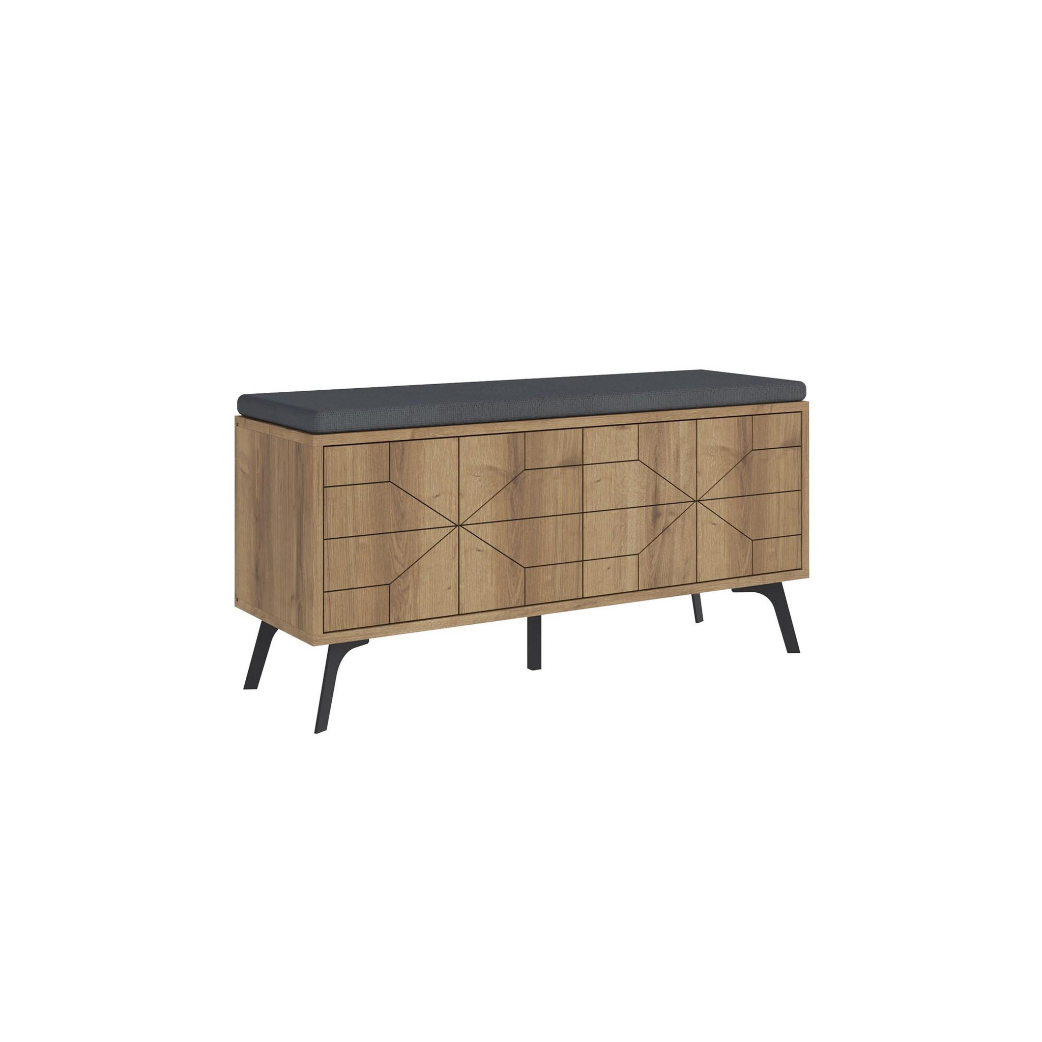 Habitat et Jardin Meuble à chaussures en bois  dune  - 107 x 35 x 55 cm - marron