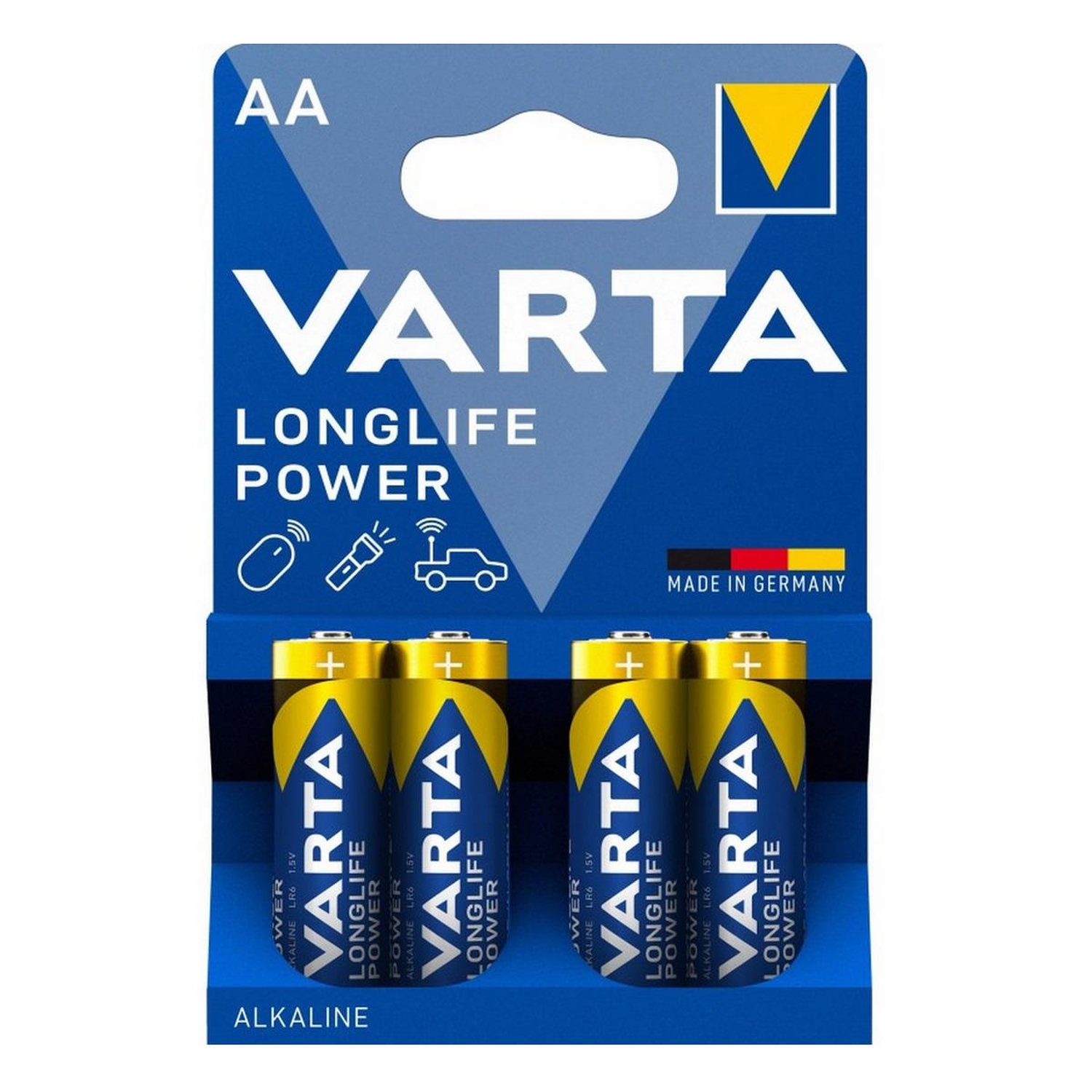 Lot de 4 piles type lr6 1.5 volts - 4906121414