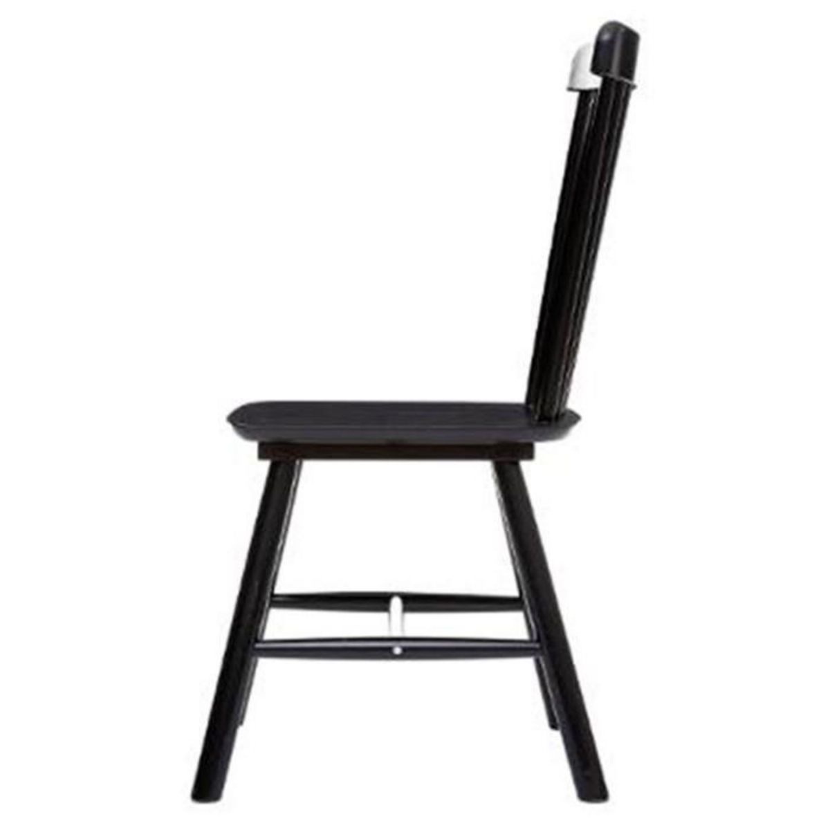 ATMOSPHERA Lot de 2 Chaises en Bois  Isabel  87cm Noir