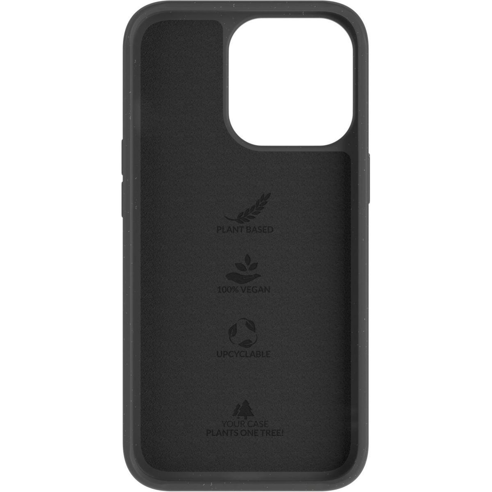 Voir la diapositive 1 : WOODCESSORIES Coque bumper iPhone 14 Pro Max BioCase noir