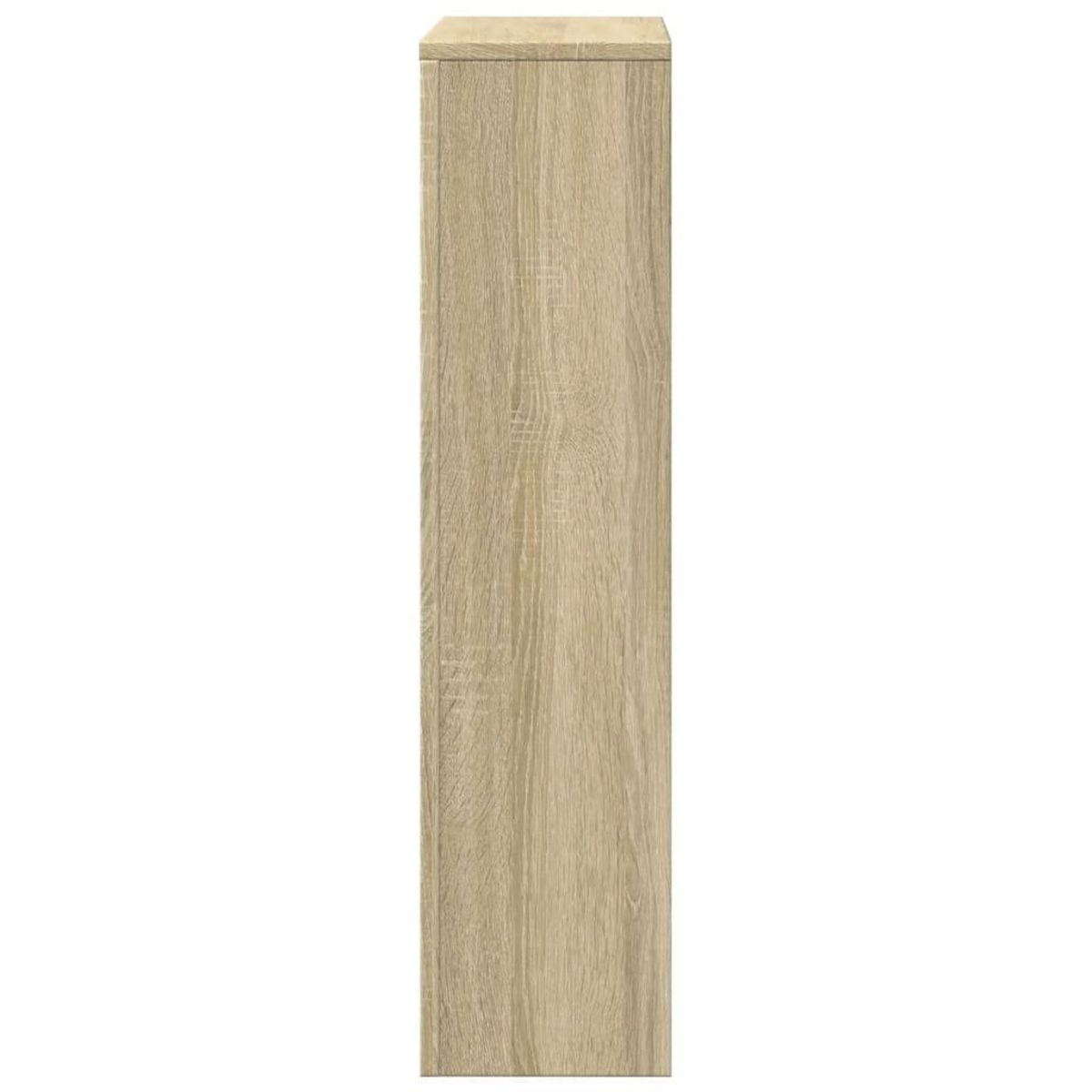 VIDAXL Cache-radiateur chene sonoma 78x20x82 cm bois d'ingenierie