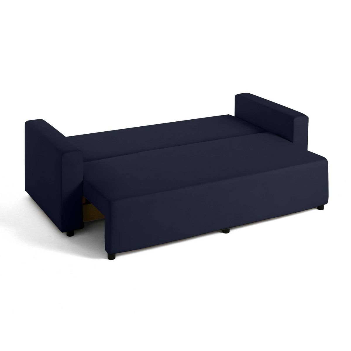 BEST MOBILIER Regala - canapé 3 places - convertible avec coffre - en tissu