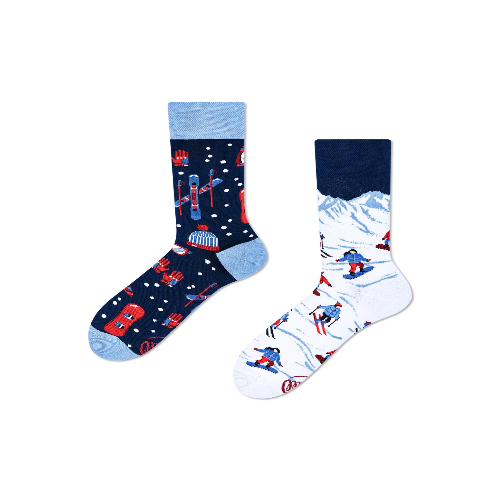 MANY MORNINGS Chaussettes ski alpin. Coloris disponibles : Multicolore