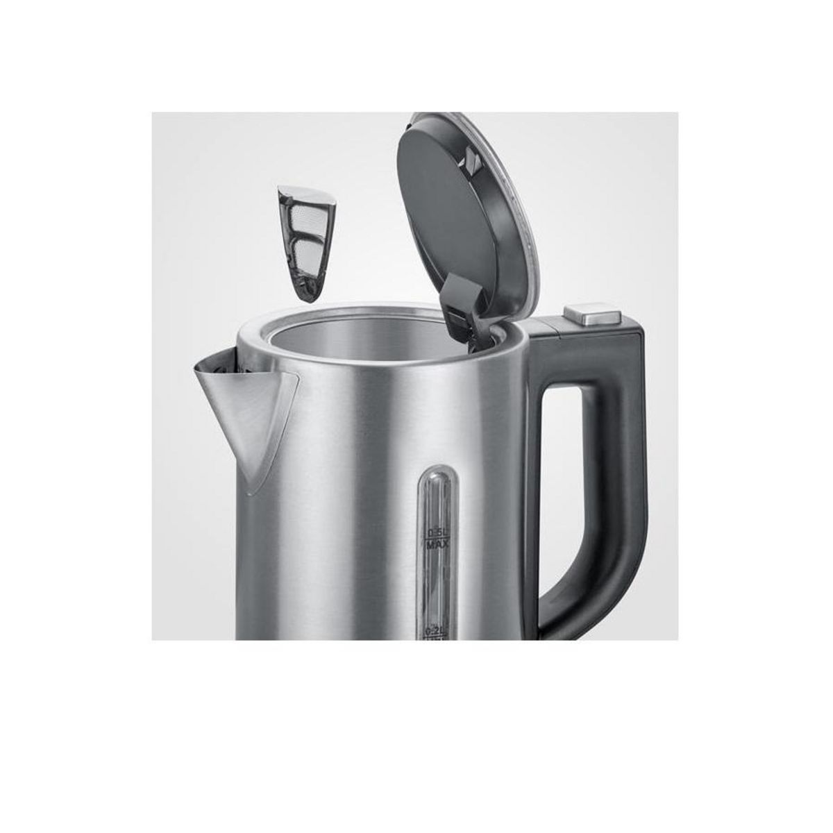 SEVERIN Bouilloire électrique 0.5l 1100w inox/noir - 3647