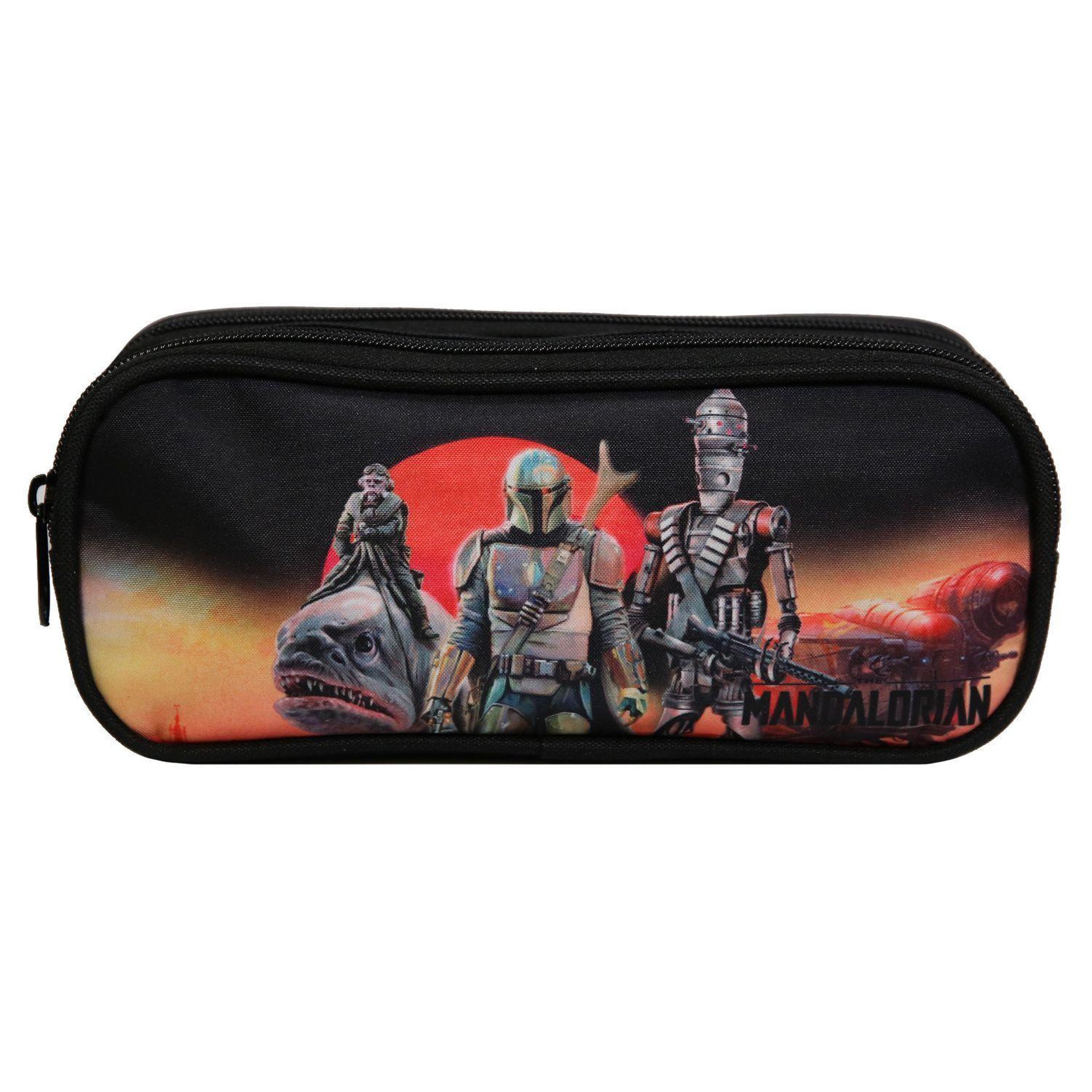 Bagtrotter BAGTROTTER Trousse scolaire 2 compartiments Disney Star Wars / The Mandalorian Multicolore