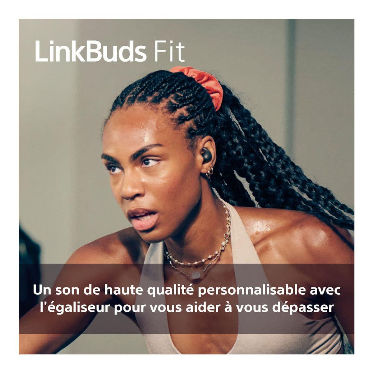 SONY Ecouteurs Linkbuds Fit Noir