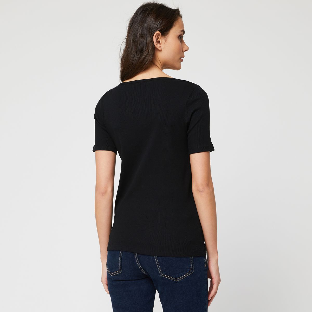 INEXTENSO T-shirt noir femme