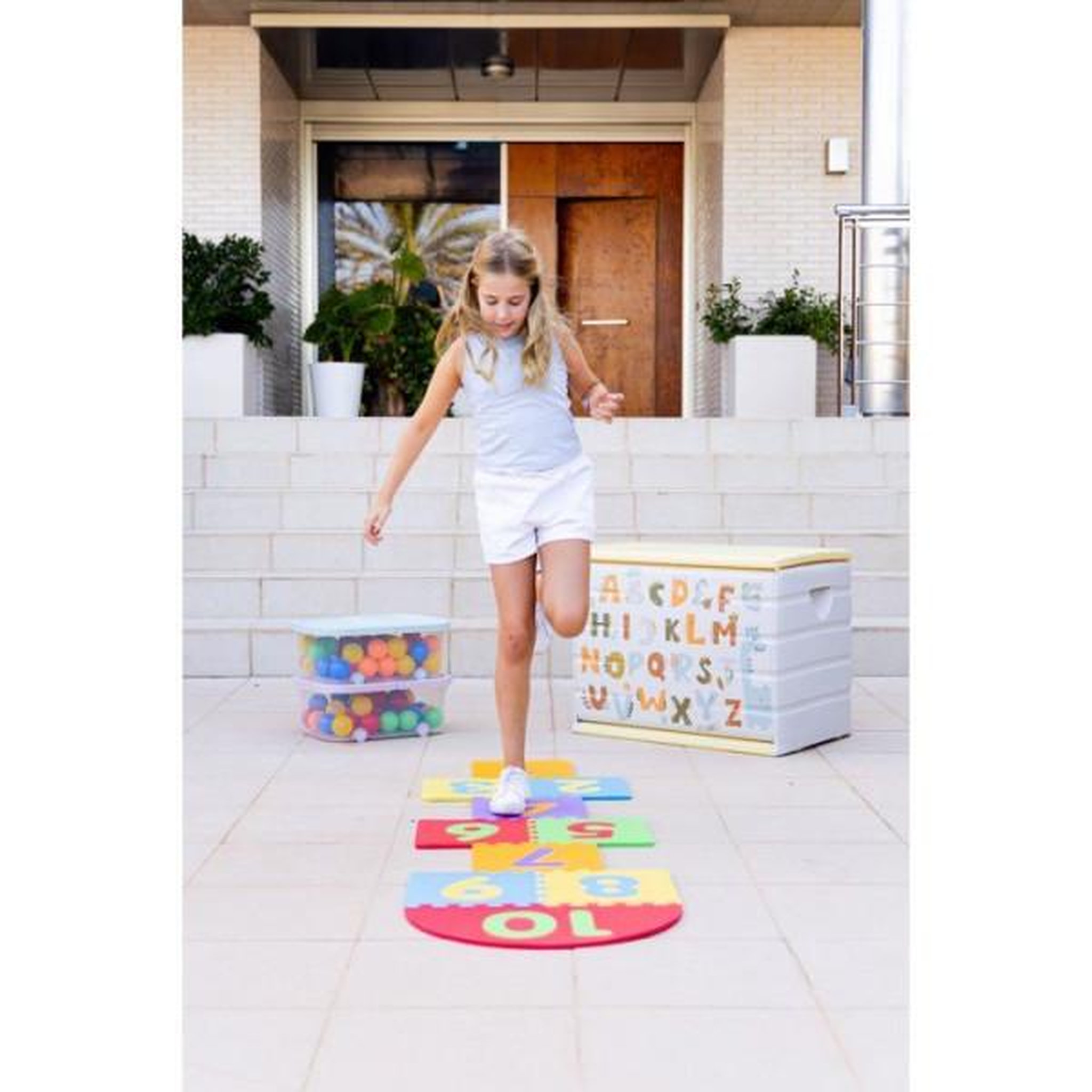 Voir la diapositive 2 : PLASTIKEN Coffre de rangement - plastiken - 260 l - 80 x 61 x 53 cm - lettre