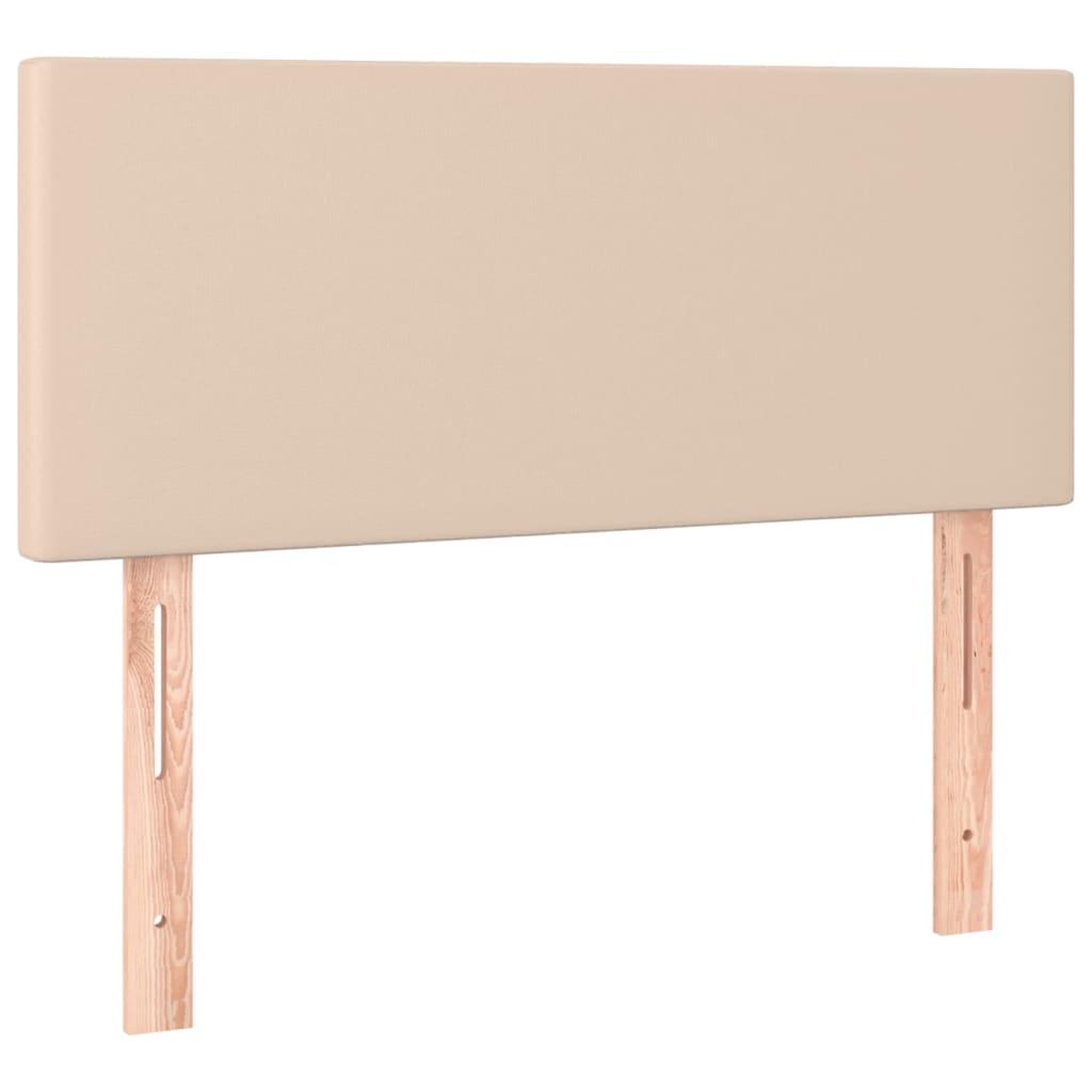 Voir la diapositive 4 : VIDAXL Tete de lit a LED Cappuccino 100x5x78/88 cm Similicuir