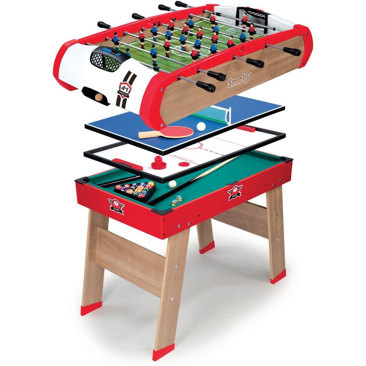 SMOBY Baby Foot Powerplay 4 en 1