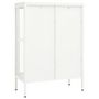 Voir la diapositive 5 : VIDAXL Buffet Blanc 75x35x105 cm Acier et verre