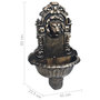 Voir la diapositive 6 : VIDAXL Fontaine murale Design de tete de lion Bronze