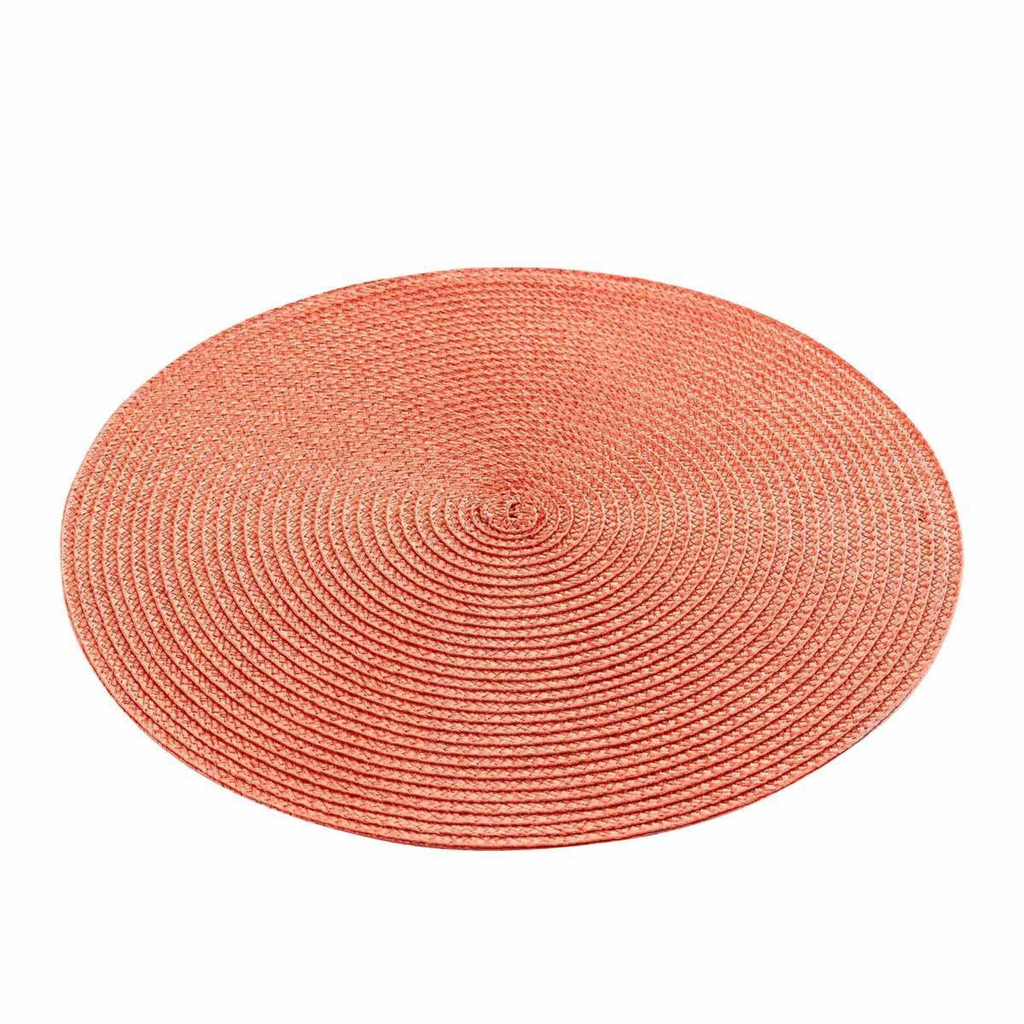 Douceur d'Intérieur Set de table uni  zebulon  35cm orange brique