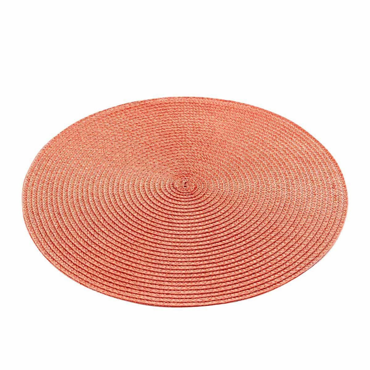 Paris Prix Set de Table Uni  Zebulon  35cm Orange Brique