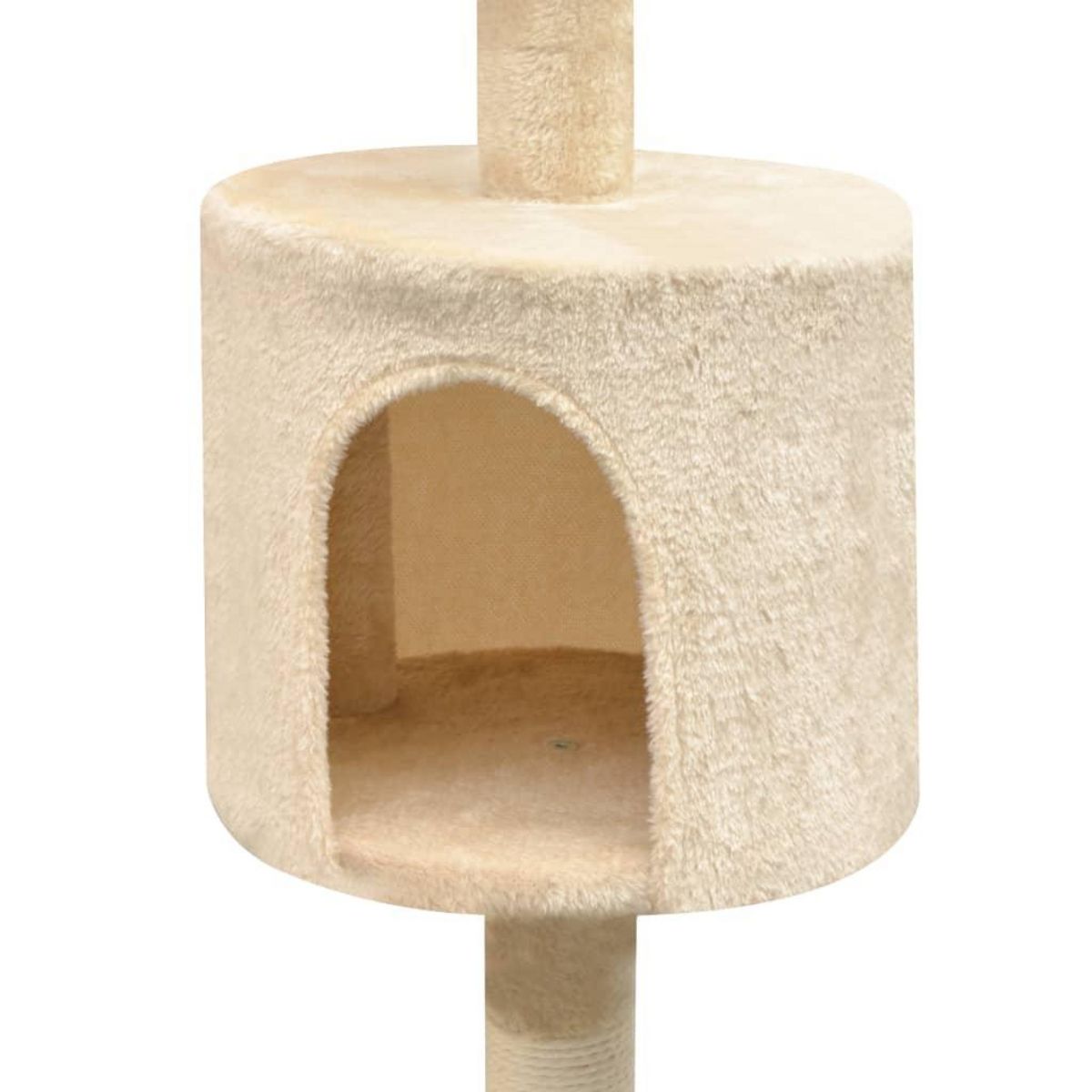 VIDAXL Arbre a chat avec griffoirs en sisal 125 cm Beige