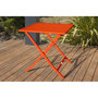 Voir la diapositive 3 : Paris Prix Ensemble Table de Jardin Pliante & 2 Chaises  Marius  70cm Orange
