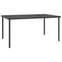Voir la diapositive 1 : VIDAXL Table a dîner d'exterieur Anthracite 150x90x74 cm Acier