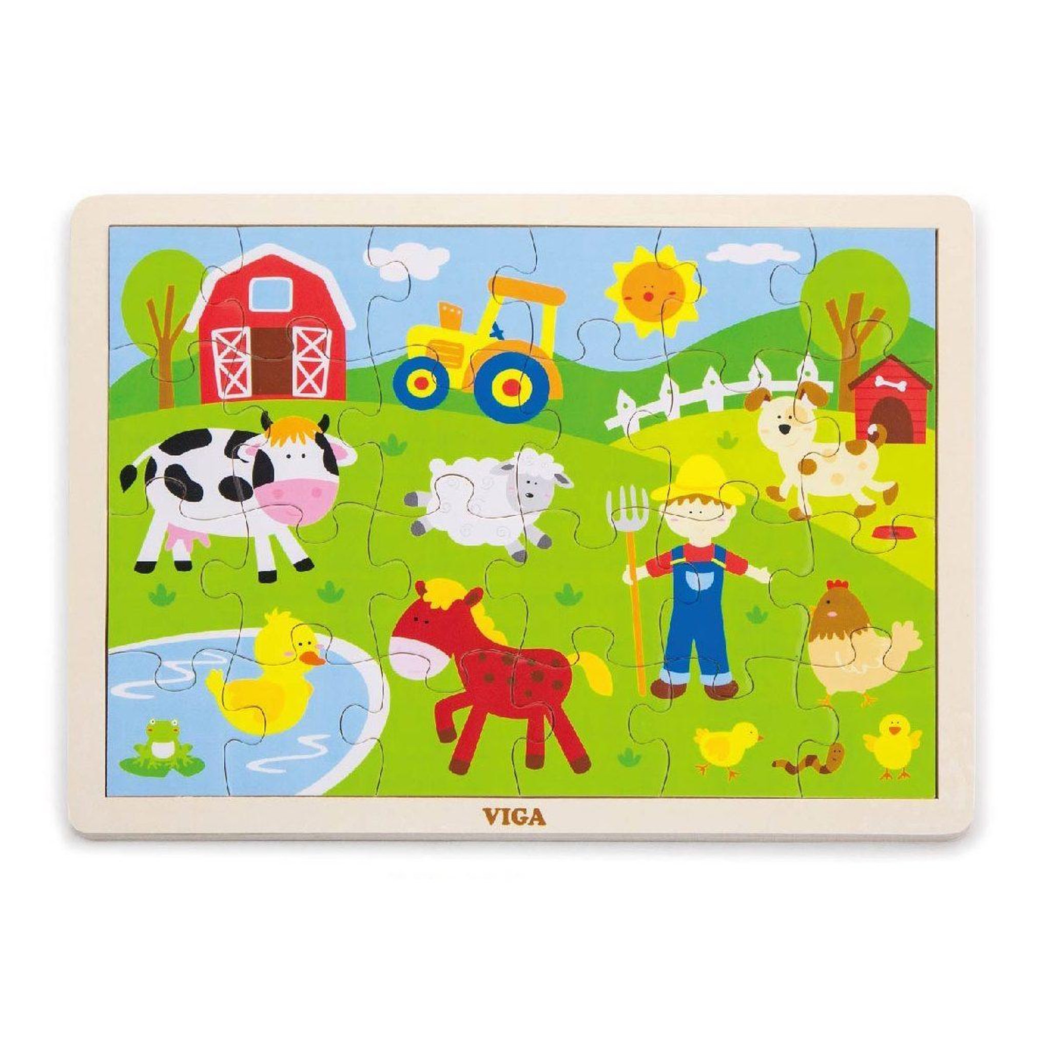 VIGA Puzzle 24 pièces  50197 - ferme