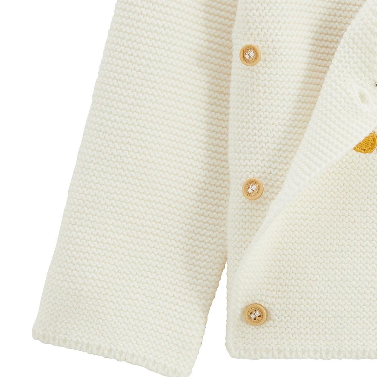 Petit Béguin Ensemble bébé gilet et pantalon avec pieds en tricot Mini Rêve