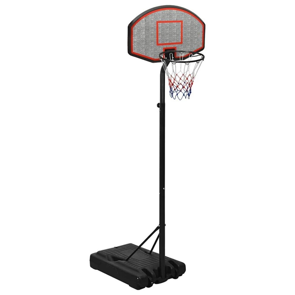 VIDAXL Support de basket-ball Noir 237-307 cm Polyethylene