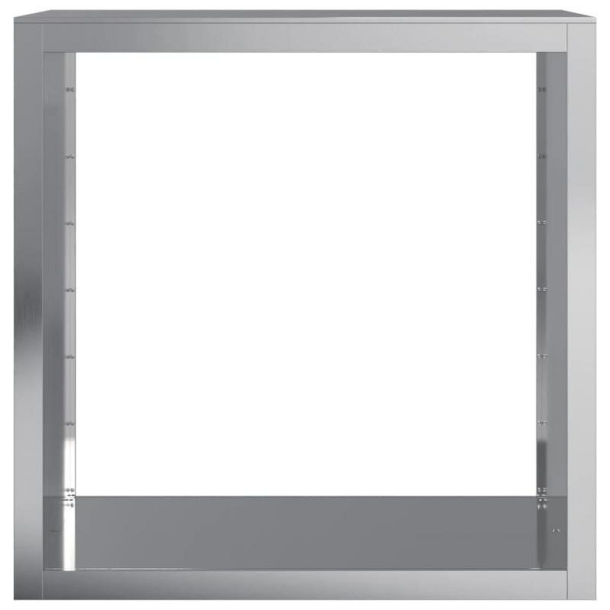 VIDAXL Portant de bois de chauffage 100x40x100 cm acier galvanisé