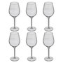 Voir la diapositive 1 : SECRET DE GOURMET Lot de 6 Verres à Eau  Volta  53cl Transparent